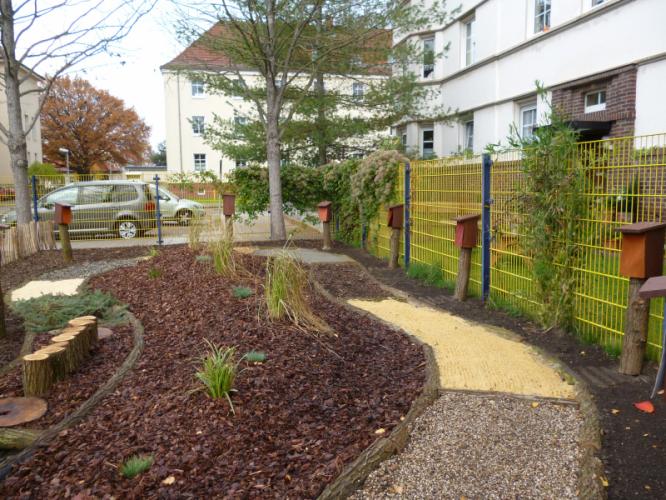 Sinnespfad Schulgarten